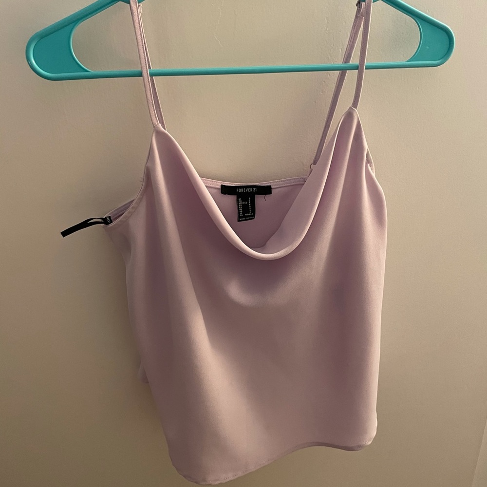 Cowl neck slip tank